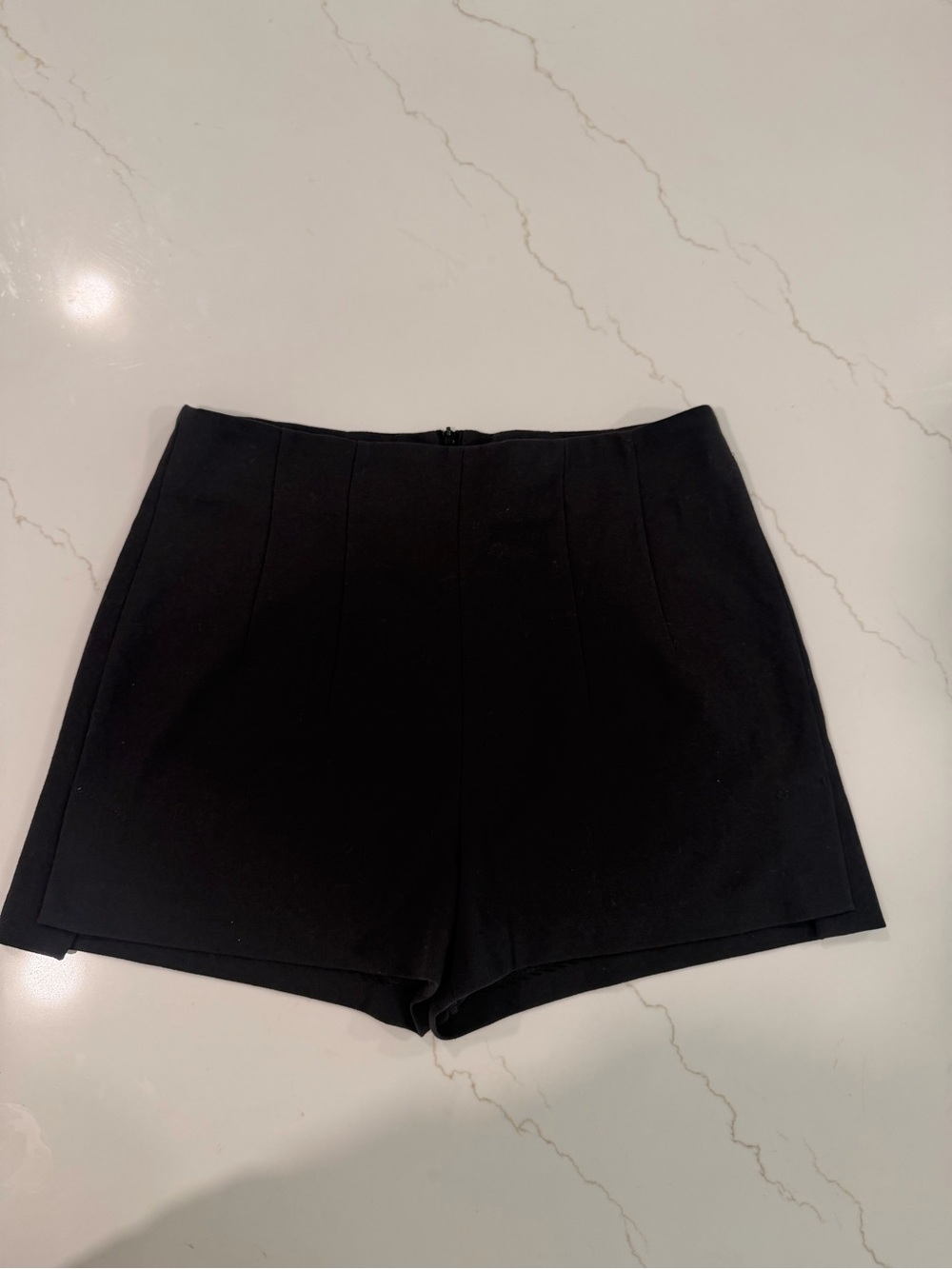 Black Women’s High-Waist Dress Shorts